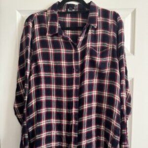 Lucky Brand Woven Button Down XL